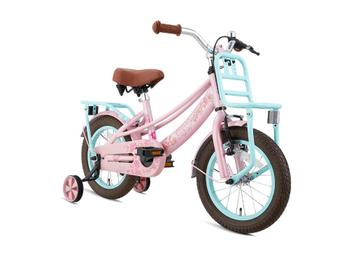 Actie! Meisjesfiets SuperSuper Lola 18 inch. Roze Turquoise beschikbaar voor biedingen