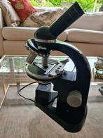 Leitz microscoop vintage, Audio, Tv en Foto, Optische apparatuur | Microscopen, Gebruikt, Ophalen of Verzenden, Biologische microscoop