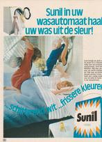 retro reclame 1971 Sunil wasmiddel kindjes in pyjama, Verzamelen, Verzenden, Overige typen