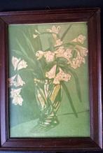 Lelies  in glazen vaas.  (27), Verzamelen, Ophalen of Verzenden, Gebruikt, Overige onderwerpen