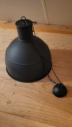Industriële hanglamp - Zwart metaal, Ophalen, Zo goed als nieuw, Metaal, Minder dan 50 cm