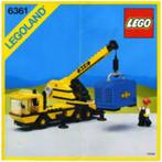 Lego 6361, Mobiele kraanwagen, Kinderen en Baby's, Ophalen of Verzenden, Zo goed als nieuw, Complete set, Lego