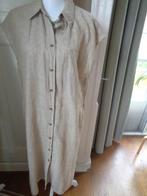 OPUS maxi linnen blouse zonder mouwen:mt 40/42, Maat 38/40 (M), Beige, Ophalen of Verzenden, Zo goed als nieuw