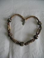 Tibetaanse DZI Kralen Ketting Vintage, Sieraden, Tassen en Uiterlijk, Antieke sieraden, Ophalen of Verzenden, Overige materialen