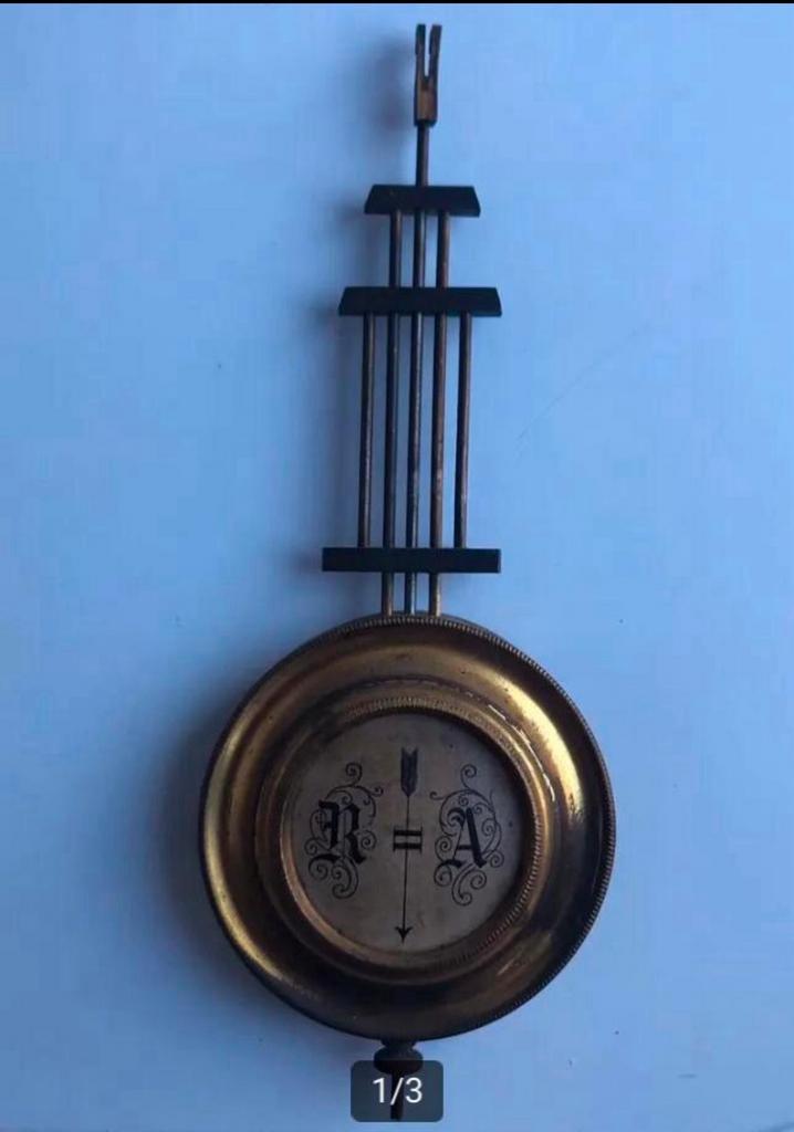 Antieke regulateur slinger, Antiek en Kunst, Antiek | Klokken, Ophalen of Verzenden