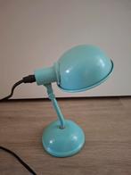 Nachtlampje tafellamp bureaulamp in turquoise kleur, Ophalen of Verzenden, Gebruikt, Metaal, Minder dan 50 cm