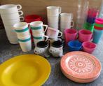 allerlei campingservies / bord / glas / mok / disney enz, Caravans en Kamperen, Ophalen of Verzenden, Gebruikt