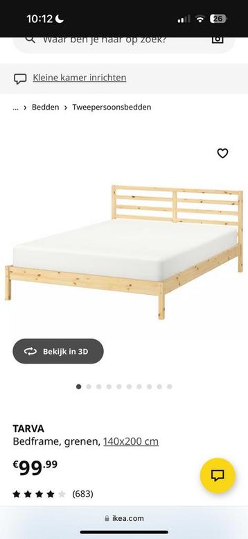 IKEA Twijfelaar Bedframe - Goede Staat - Snel Ophalen! - afbeelding 2