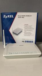 Zyxel p-2612HW series dual wan adsl2+Voip iad Met adapter in, Computers en Software, Routers en Modems, ZYXEL, Router met modem