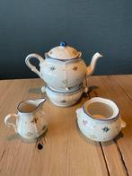 Zeller Petit-Rose Theepot+theelicht+melkkannetje+suikerpot, Antiek en Kunst, Ophalen