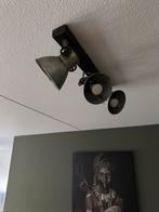 Industriele plafond spots (2 stuks), Verzenden, Zo goed als nieuw, Metaal, Industrieel en stoer