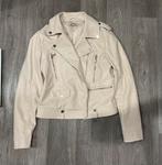 Off white leerlook bomberjack morgan, Kleding | Dames, Maat 38/40 (M), Verzenden, Wit, Zo goed als nieuw