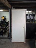 Afgehangen deur in kozijn hout 210 x 87, Ophalen, Gebruikt