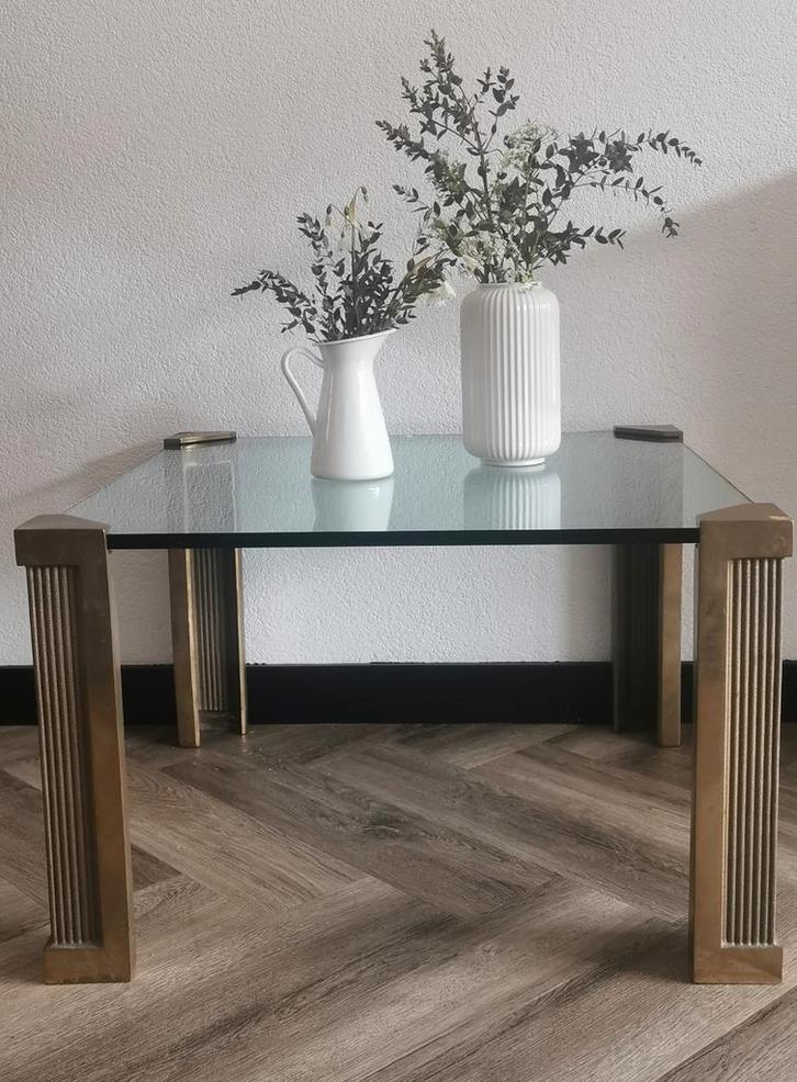 Te koop: Luxe Bijzettafel van Peter Ghyczy, Huis en Inrichting, Tafels | Bijzettafels, Zo goed als nieuw, Rond, Minder dan 55 cm