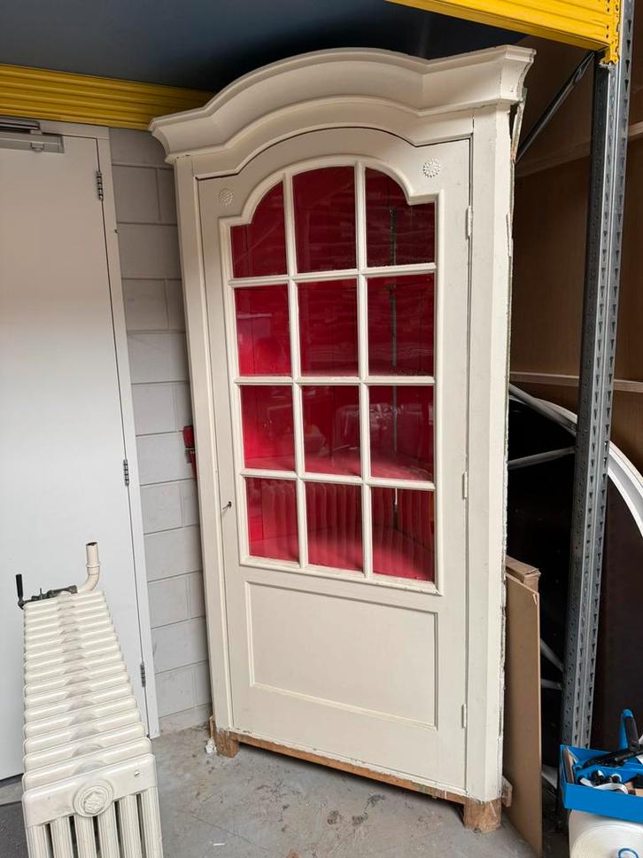 Klassieke ensuite schuifdeuren met inbouw hoek kast jaren 30, Antiek en Kunst, Antiek | Meubels | Kasten, Ophalen