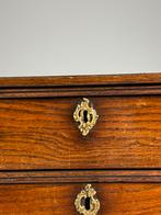 Engelse ladekast commode antiek, Huis en Inrichting, Kasten | Ladekasten, Ophalen, Gebruikt, Eikenhout, Minder dan 100 cm
