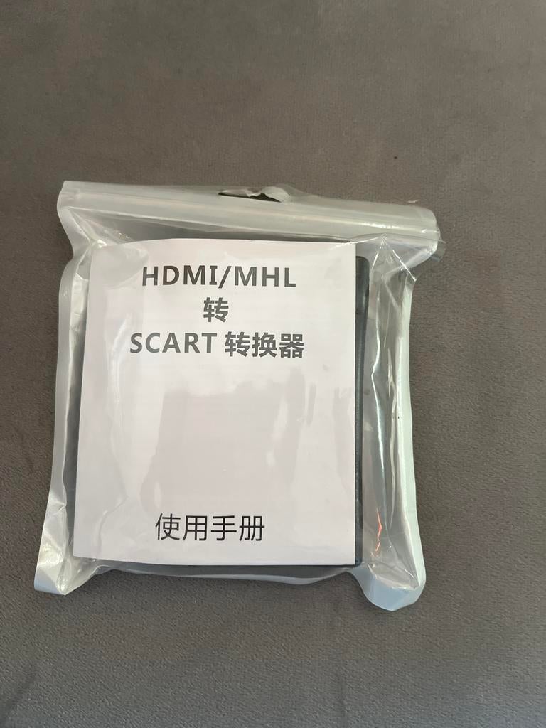 HDMI naar SCART Converter - Zonder Oplader, Ophalen of Verzenden, Gebruikt