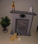 3) Houten Schouw voor kachel / haard + decoratie schaal 1:12, Verzamelen, Poppenhuizen en Toebehoren, Ophalen of Verzenden, Zo goed als nieuw