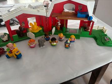 Fischer Price Little People Boerderij + Figuren beschikbaar voor biedingen