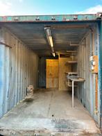 Zeecontainer 20f werkcontainer/opslag, Ophalen