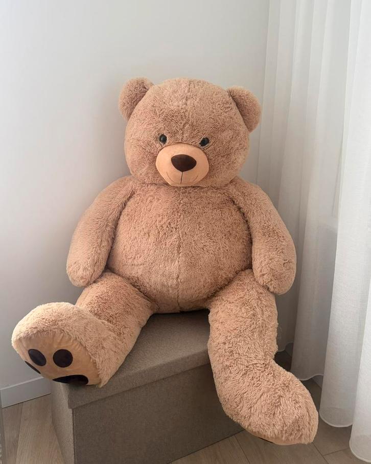 XXL Teddybeer – grote knuffel, Verzamelen, Beren en Cherished Teddies, Zo goed als nieuw, Stoffen beer, Overige merken, Ophalen