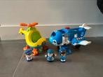 Fisher-price little people vliegtuig en helikopter, Met geluid, Ophalen of Verzenden, Zo goed als nieuw