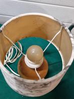 Tafellamp van hout stoffen kap, Huis en Inrichting, Ophalen of Verzenden, 'T Olde Gre-j, Info@toldegrej.nl, Endepoelstraat 20f Didam
