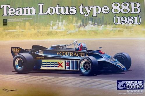 Coelianmodels, Ebbro 20010, Lotus Type 88b, 1/20, € 39,99, Hobby en Vrije tijd, Modelbouw | Auto's en Voertuigen, Nieuw, Auto