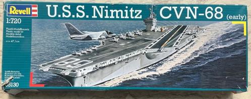 Revell U.S.S. Nimitz CVN-68 1:720 Zeldzaam !, Hobby en Vrije tijd, Modelbouw | Boten en Schepen, Zo goed als nieuw, 1:200 of kleiner