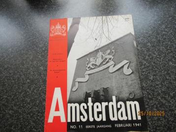 AMSTERDAM- BLAD GEMEENTE AMSTERDAM-1E JAARGANG-NO 11- 1941 beschikbaar voor biedingen