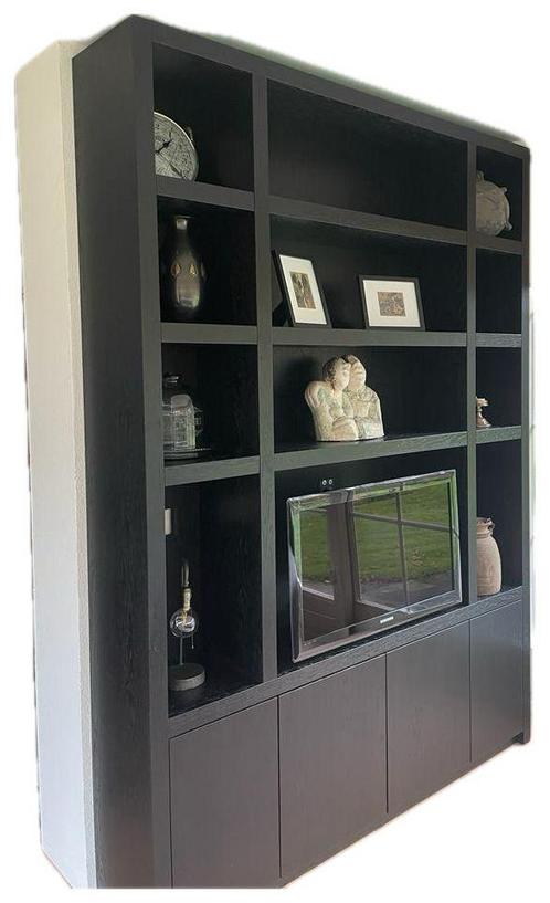 Moderne vakken kast, Huis en Inrichting, Kasten | Boekenkasten, Zo goed als nieuw, 25 tot 50 cm, Ophalen