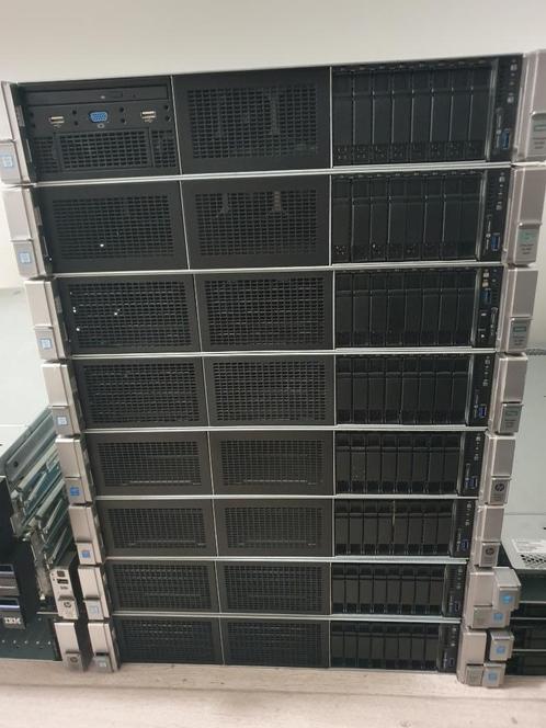 2x HPE DL380 gen9's 8x SFF, Computers en Software, Servers, Gebruikt, 2 tot 3 Ghz, 64 GB, Hot swappable onderdelen, Ophalen of Verzenden