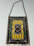 Antieke Art Deco Glas in Lood Raamhanger, Ophalen of Verzenden
