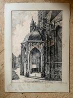 John Morse - Sint-Stephanuskerk Nijmegen, 1974, Antiek en Kunst, Kunst | Etsen en Gravures, Ophalen