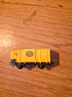 Gele ASG Goederenwagon - Modelspoor, Hobby en Vrije tijd, Modeltreinen | H0, Overige merken, Gebruikt, Gelijkstroom of Wisselstroom