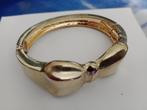 Goldtone clip-strik armband Size: ca 17/19cm, Verzenden, Nieuw, Goud, Overige materialen