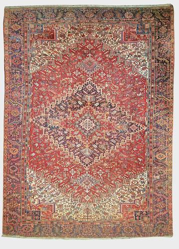 Groot Perzisch tapijt heriz 450x335 wollen vloerkleed iran beschikbaar voor biedingen