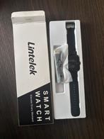 Nieuwe Lintelek Smartwatch, Afstand, Zwart, Nieuw, Ophalen of Verzenden