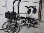 Twee elektrishe vouwfietsen Brompton 6 versnellingen, Fietsen en Brommers, Ophalen, Brompton, 16 tot 18 inch, Versnellingen