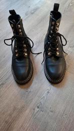 Nubbik leren zwarte enkelblaarzen maat 40 . Als Nieuw., Ophalen of Verzenden, Zo goed als nieuw, Zwart