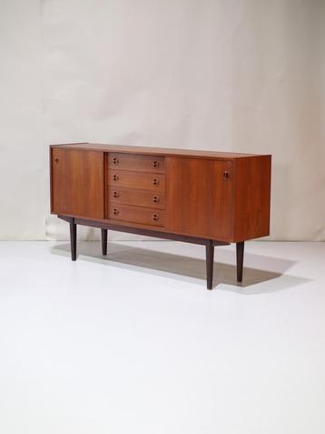 Sideboard dressoir Deens vintage teakhout beschikbaar voor biedingen