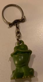 Vintage sleutelhanger met groene kikker, Verzamelen, Sleutelhangers, Ophalen of Verzenden, Zo goed als nieuw