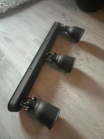 HEKTAR Plafondrail, 3 spots, donkergrijs, Ophalen of Verzenden, Zo goed als nieuw, Metaal of Aluminium