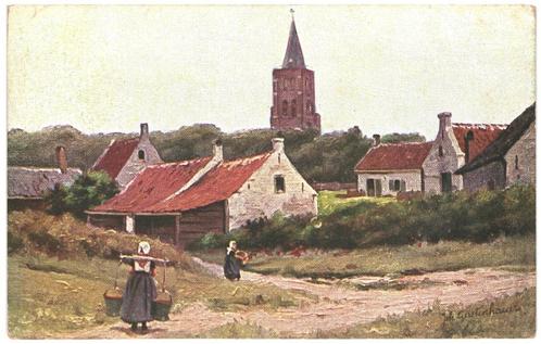 700319	Locatie onbekend	1917 mogelijk Zeeland	 	Gelopen met, Verzamelen, Ansichtkaarten | Nederland, Gelopen, Voor 1920, Ophalen of Verzenden