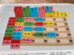 Groot houten bord, educatief spel/ cijfers, leren tellen, Ophalen of Verzenden, Zo goed als nieuw