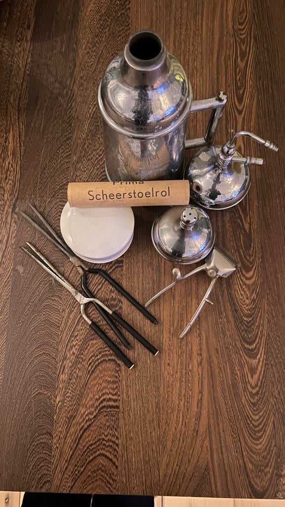 Vintage Barbier Gereedschap Set, Ophalen of Verzenden