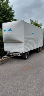 schamel aanhanger tandemas huif dieplader onderstel wagen, Auto diversen, Aanhangers en Bagagewagens, Ophalen of Verzenden, Gebruikt
