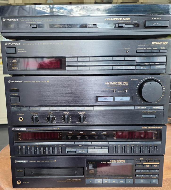 Pioneer Midiset - Alles Werkend!, Audio, Tv en Foto, Stereo-sets, Gebruikt, Cassettedeck, Cd-speler, Tuner of Radio, Speakers