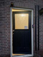 Massief Houten Voordeur - 211 x 93,5 cm, Doe-het-zelf en Verbouw, Ophalen, Gebruikt, Buitendeur, 200 tot 215 cm