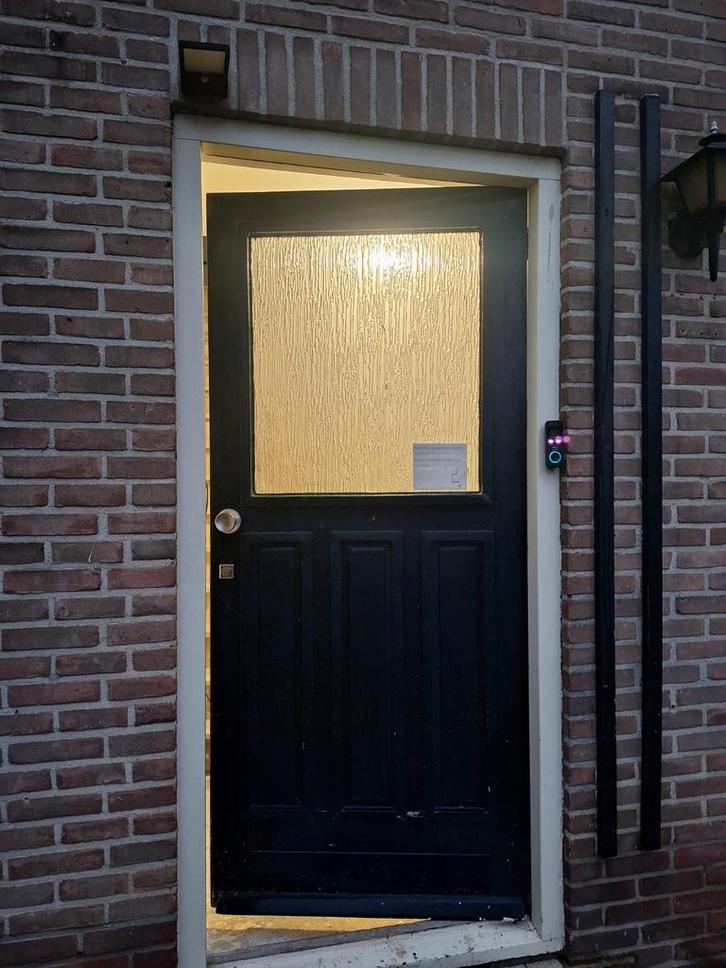 Massief Houten Voordeur - 211 x 93,5 cm, Doe-het-zelf en Verbouw, Deuren en Horren, Gebruikt, Buitendeur, 200 tot 215 cm, Ophalen